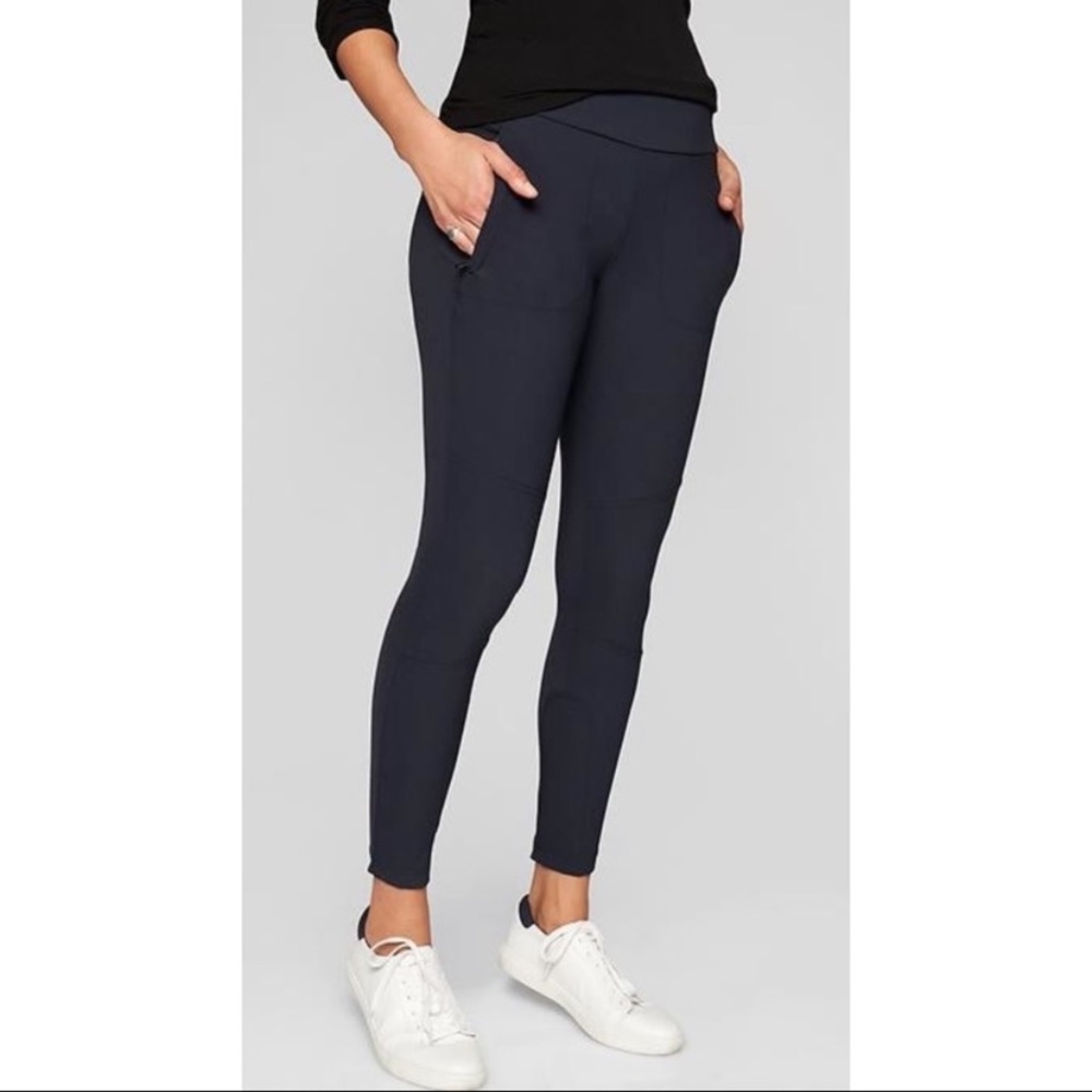 Athleta Highline Hybrid Black Skinny Pants